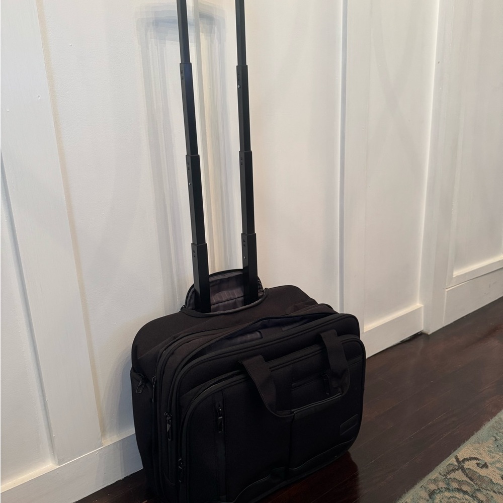 Black Rolling Work Laptop or Travel Bag